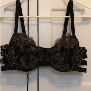VS very sexy unlined Demi bra and matching thong